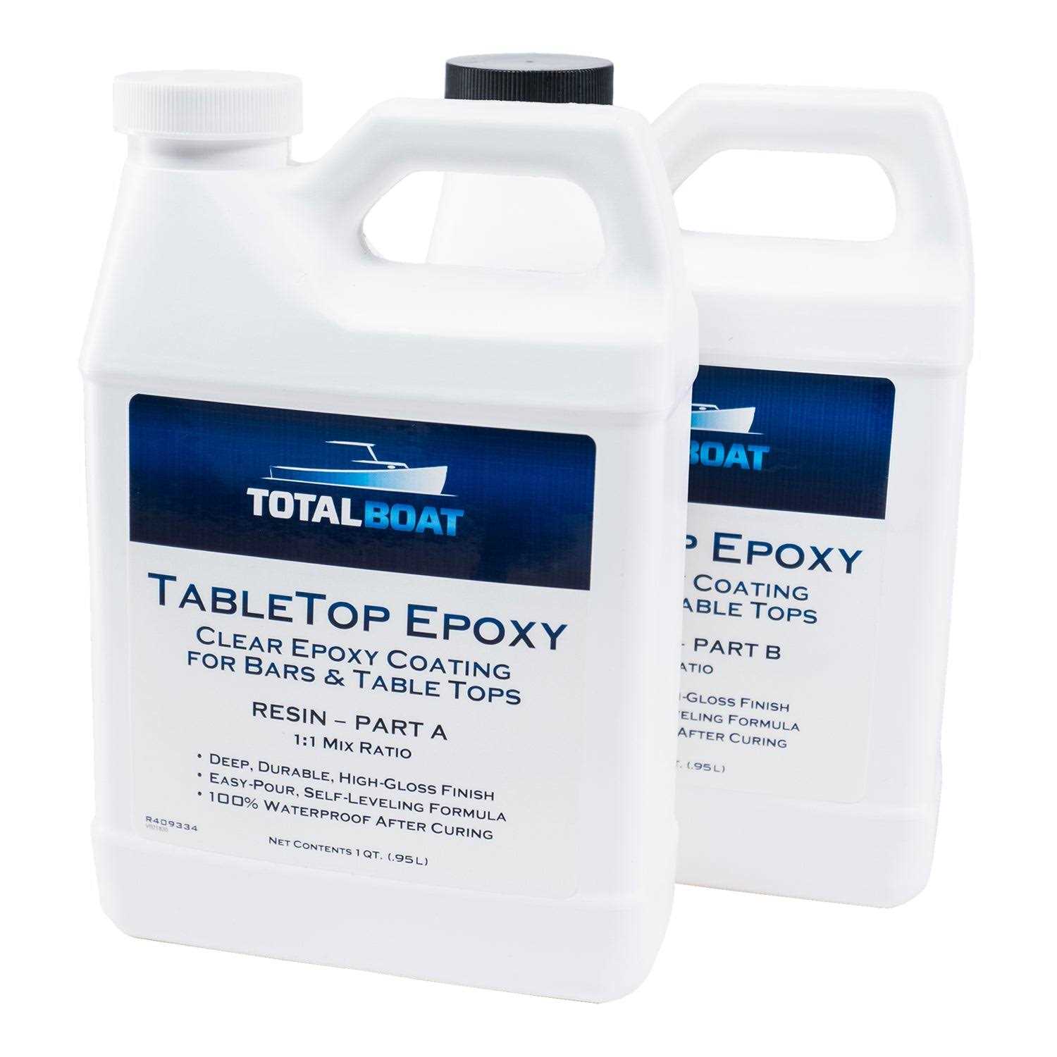 TotalBoat Tabletop Crystal Clear Pro Epoxy For Bars Counters Tables 2