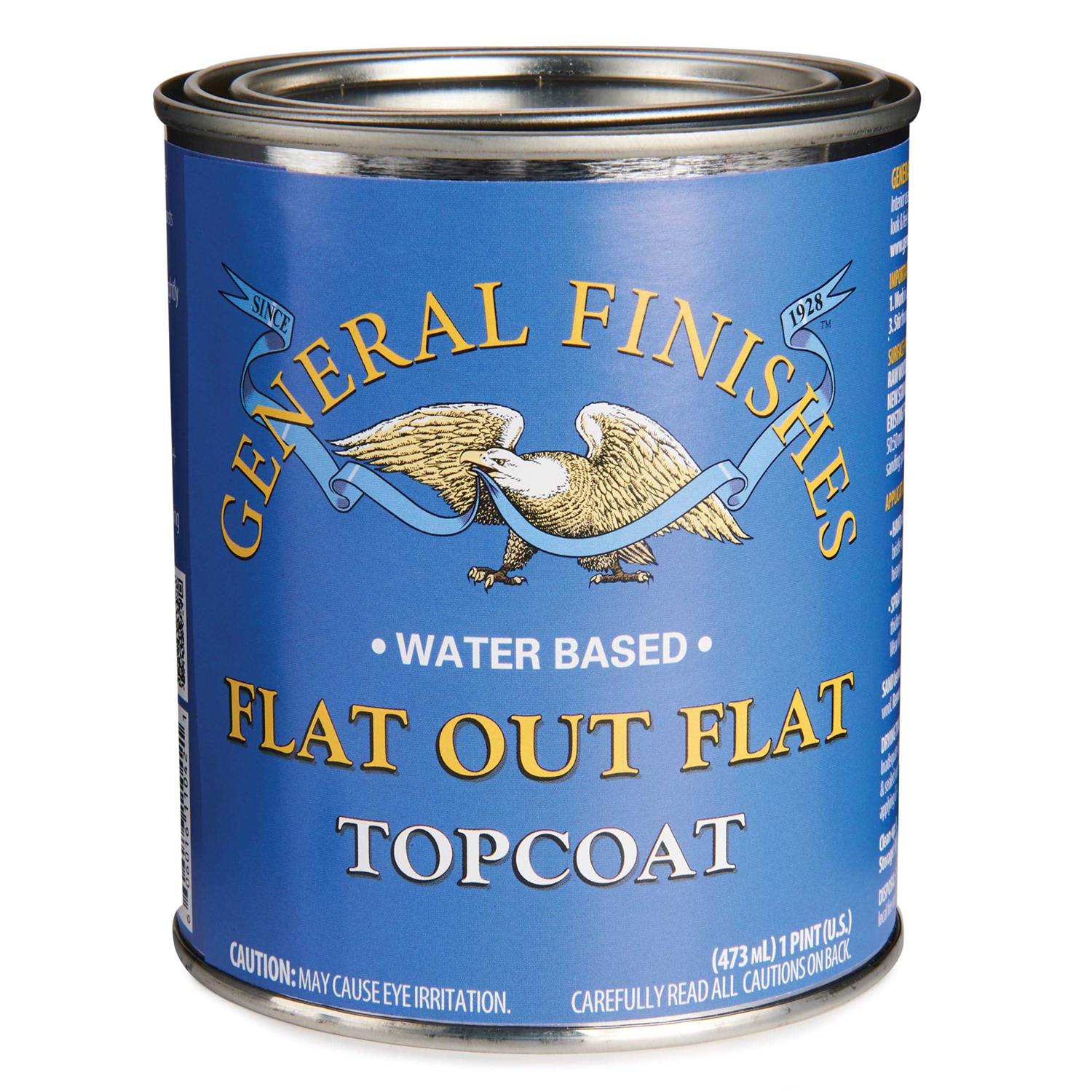 General finishes flat out flat topcoat hardware tools for work and home
